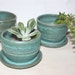 Cerulean Planter Trio Three by Three Inches
