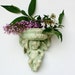 Vintage Plaster Angel Wall Planter