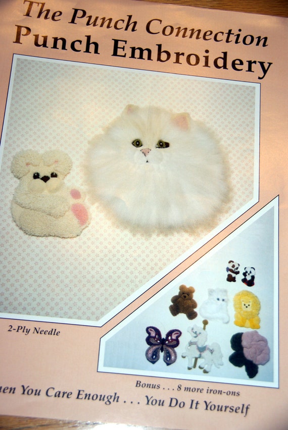 Punch embroidery tools & instructions