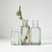3 Vintage Aqua Glass Bottles