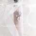Crystal Guardian Angel Bridal Bouquet Charm, Angel Charm, For the Bride, Something Blue
