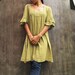 Apira dress...Green cotton with lace detail (M-L)