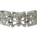 Art Deco Bracelet Vintage Wide Rhinestone Spectacular 1920s Wedding Jewelry