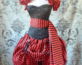 Pirate Corset Outfit-Whole Corset Outfit-MADE FOR BUYER