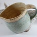 Pottery Pitcher Smoky Mountain Mist Glaze Ceramic Handmade Serving Creamer