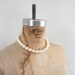Vintage Pearl Necklace // Mid Century Pearl Necklace // 1960s Pearl Choker
