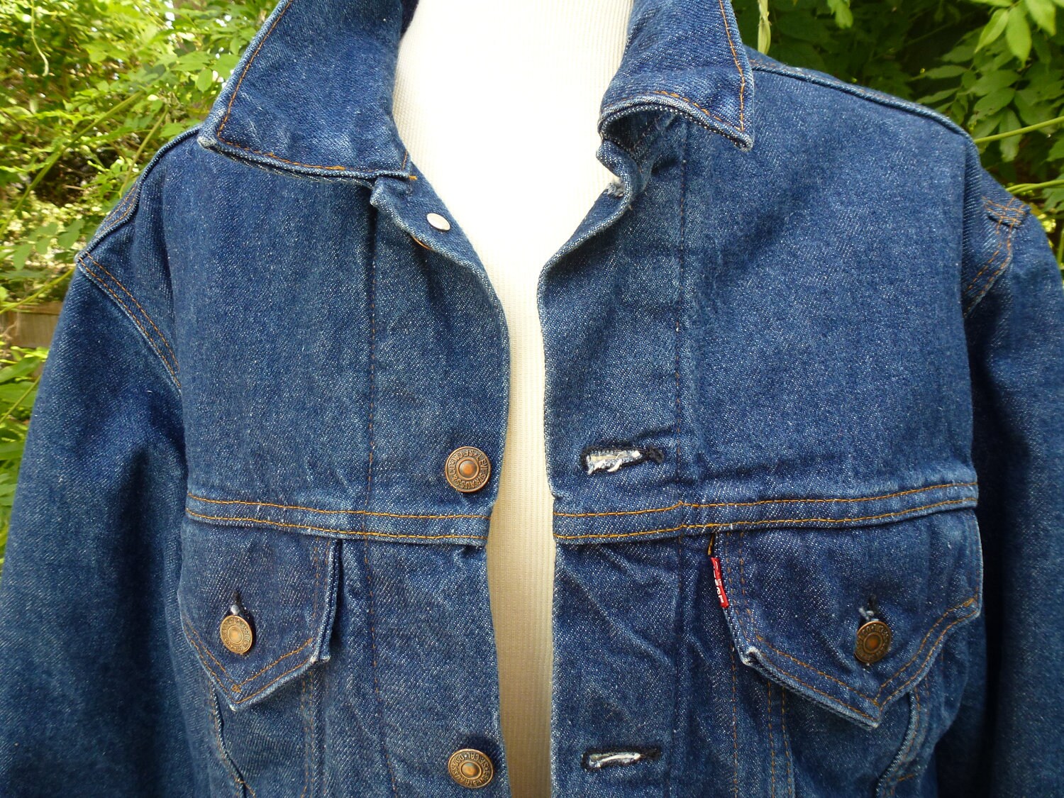 levis wool jean jacket