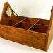 Wooden Caddy - Punched Tin