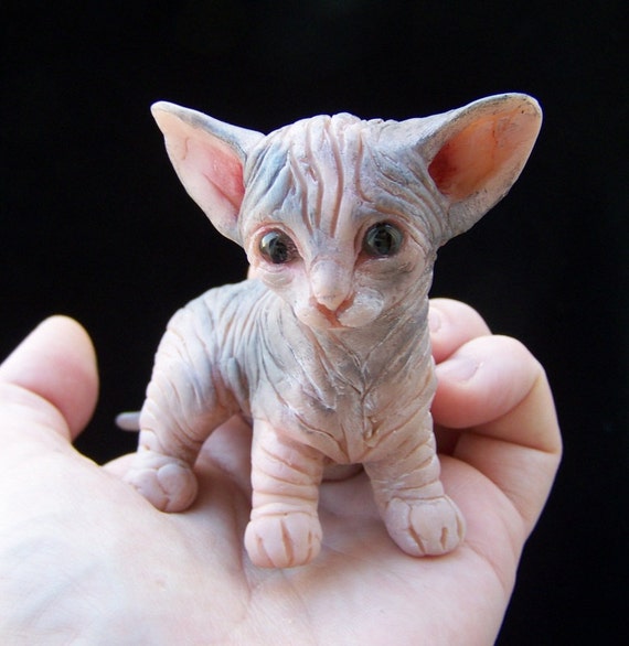 stuffed sphynx cat