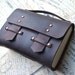 MiniBook A7 Briefcase vintage dark brown