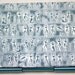 Business card case, polymer clay covered, , metal wallet, credit card holder, Polymer clay top, Ancient images