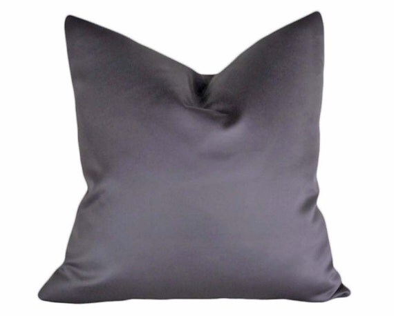 Solid Purple Pillows Purple Lumbar Pillow Purple Accent