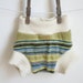 small soaker -- wool nappy cover -- pull on -- leak proof and bomb proof two full layers -- stripes