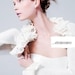 SPECIAL SALE - Express Delivery - Cathedral Bridal Mohair Ivory Shrug for your wedding Knitting matchless Long sleeved