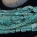 5 strands of Natural Apatite Brick Beads 14" 4-6mm (e6418)