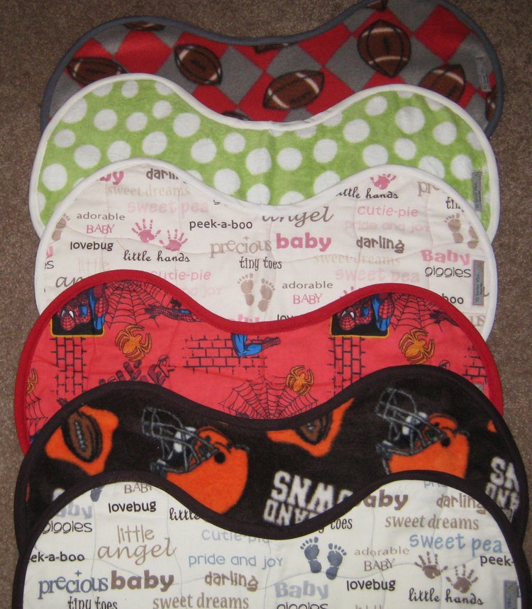 Burp cloth and Bib combo by pattiashton on Etsy