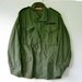 vintage green army jacket coat // men's small