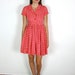 Red and White Polka Dot 50's Dress