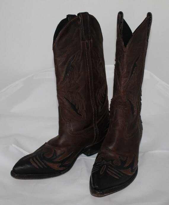 women's tooled cowboy boots