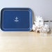 anchors aweigh, vintage metal tin tray, nautical decor