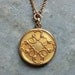 Early 1900's Beautiful Round Locket - Great Design with Photo and Lock of Hair Inside