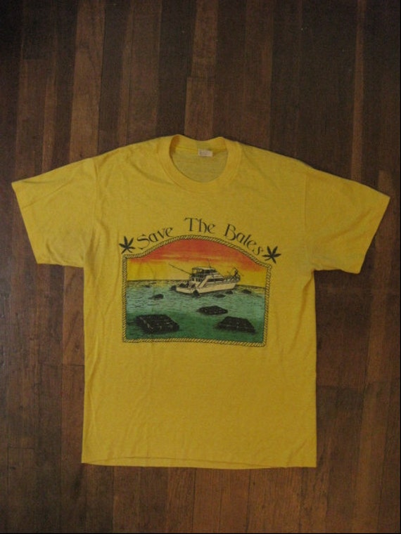 VINTAGE rare Marijuana Save the Bales tshirt