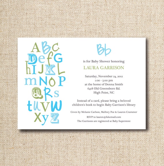 Custom Printable Baby Shower Invitations 5