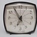 Vintage Alarm Clock Brown Plastic Wind Up Glow in the Dark Westclox Made in USA 1970s Retro Home Decor