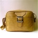 vintage Mustard Yellow Faux Leather Universal Traveler Weekend Bag