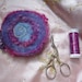 sparkling handmade needle book - faeries in the sewing basket
