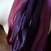 Foldover Elastic in Amethysts & Rubies - 2 yards each of 3 colors