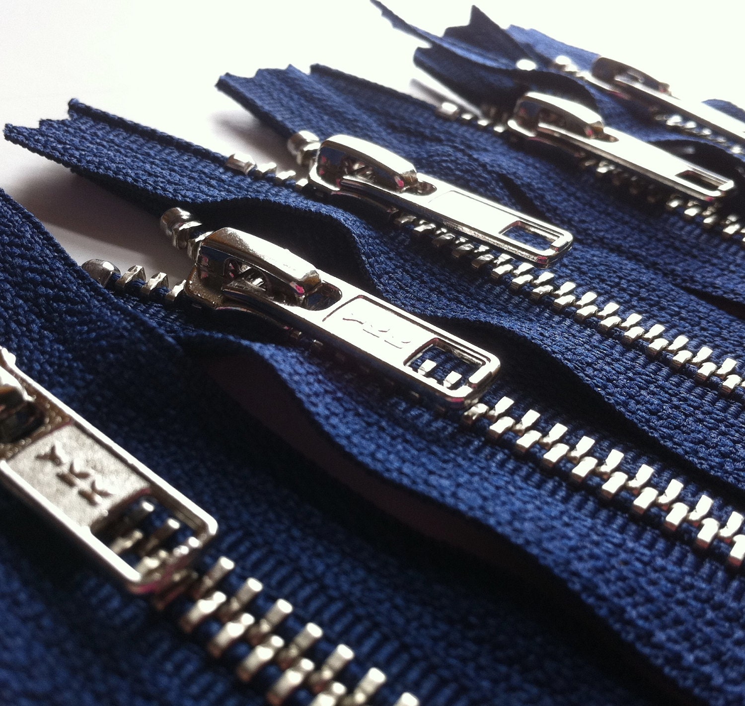  Metal  Zippers 12 inch closed bottom ykk nickel teeth zips