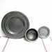 Bowl Plate Dish Aluminum Vintage Houseware Pieces 1970s