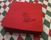 Pack of 30 luncheon sized napkins in any color with cowboy boot. Great for Texas style western parties or showers. Il_170x135