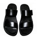 Black Bio Leather Sandals