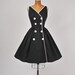1950s Black Dress