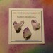3 AMETHYST Natural Small Hard To Find Terminated Twin Bridge Crystals Good For Wire Wrapping From Veracruz Mexico