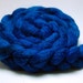 Everlong - 4 oz Blue Green Handpainted Mixed BFL Silk Wool Roving Top