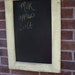Recycled Rustic Barn Wood Large Pastel Yellow Chalkboard