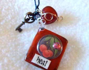 Healing Art Necklace, No.6 - heal / know