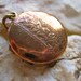 Antique Vicorian locket, rose gold, 1900s