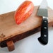raised natural live edged silver maple cutting board/serving board