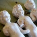 vintage frozen charlotte porcelain dolls from Germany, set of 3 (no. 5)