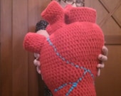 Heart Pillow Crochet, Anatomical