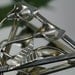 Vintage White Co Sterling V Shaped Pin with Flowers