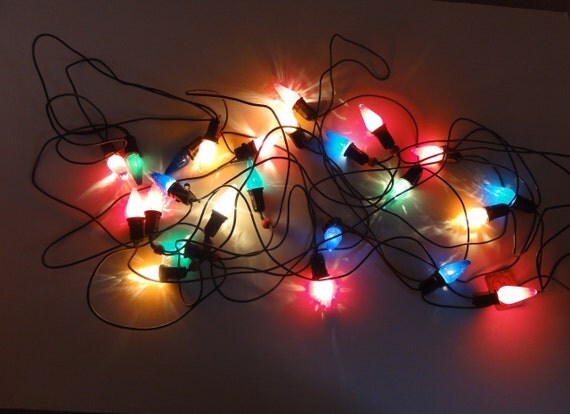 vintage c6 christmas lights 3 strands plus 12 extra bulbs all vintage c6 christmas lights 3 strands plus 12 extra bulbs all