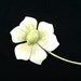 Wildflower Vintage Brooch Cream Pastel Chartreuse Flower of the Field Bridal Jewelry Supplies