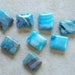 Pretty Blue Lace Agate Beads 12mm Rectangles
