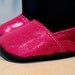 Pink Glitter Shoes inspired by TOMS fits 18" AG Doll