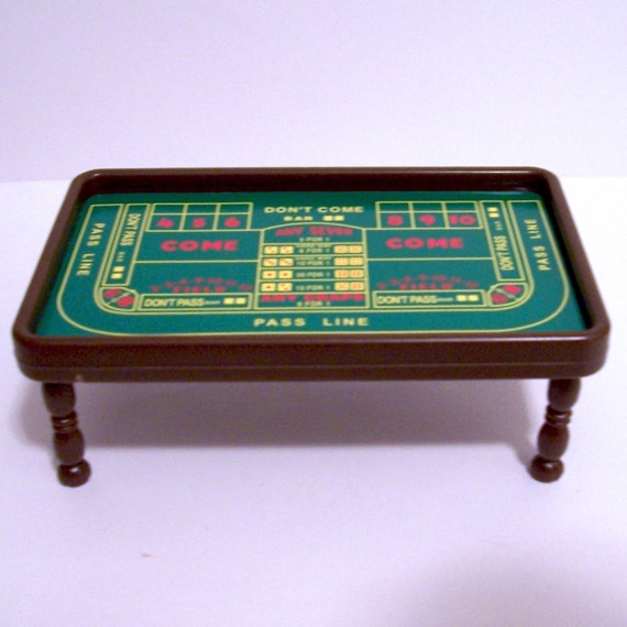 Craps table rug